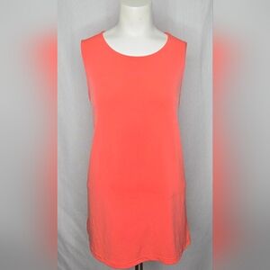 Ellen Tracy Coral Peach Sleeveless Shell Blouse Size M NWOT